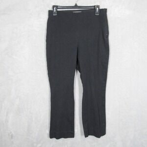 Everlane Womens 10 Slim Leg Pull On Career Work Pants Stretch Black Cropped